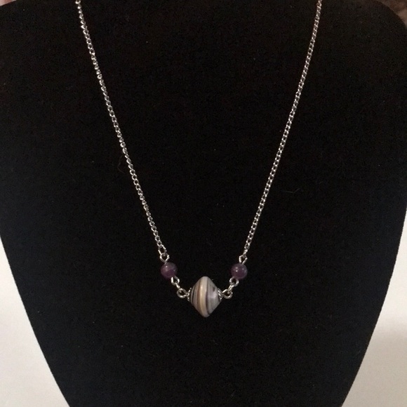 Sarah Cov Purple Necklace - Picture 2 of 10